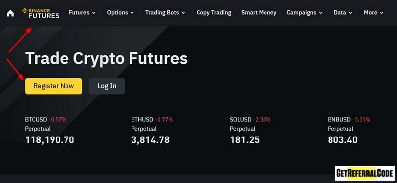 Binance Futures Registration
