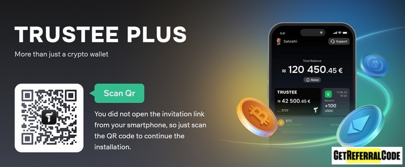 Trustee Plus Wallet Registration