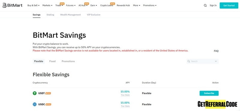 BitMart Earn BitMart Earn