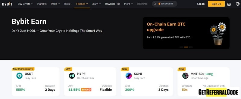 ByBit Earn ByBit Earn