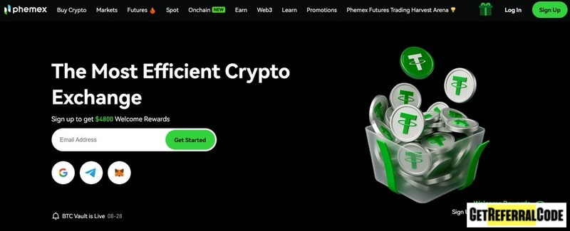 Phemex fees