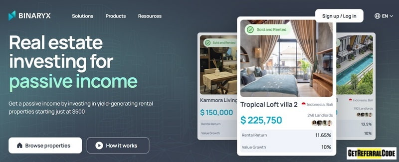 Binaryx Investing in Tokenized Real Estate