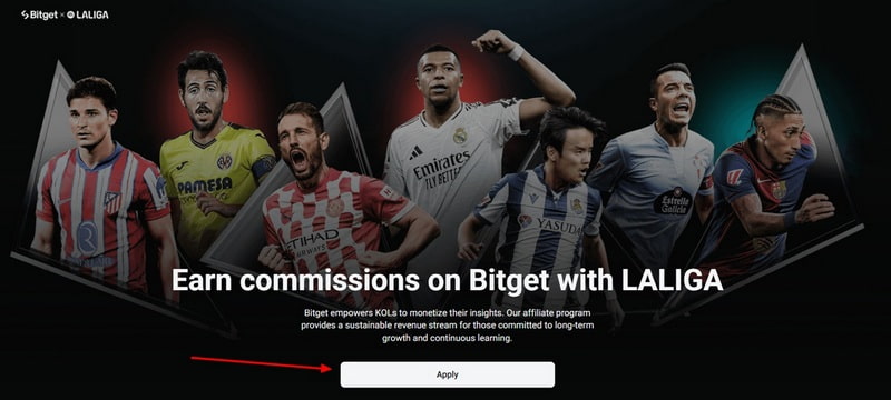 Bitget affiliate registration form Bitget affiliate registration form