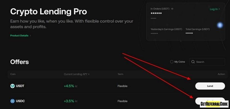 Crypto Lending PRO Kucoin